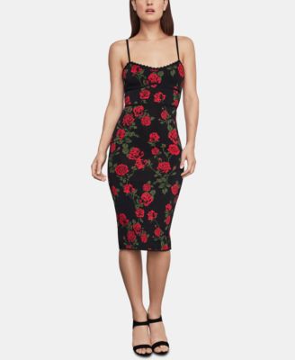 bcbg la rosa bodycon dress