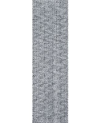 Erin Gates Ledgebrook Led-1 Washington Gray 2'3" x 8' Runner Area Rug