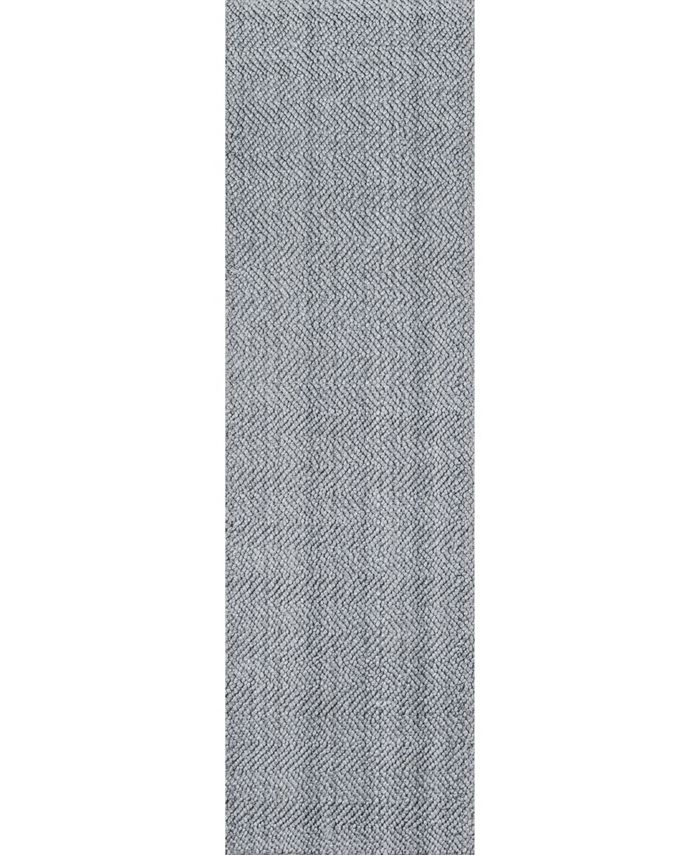 Erin Gates Ledgebrook Led1 Washington Gray 2'3" x 8' Runner Area Rug