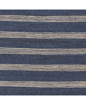 Novogratz Montauk Mtk-1 Navy 2'3" x 8' Runner Area Rug