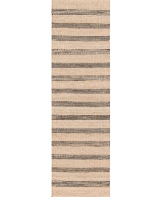 Novogratz Montauk Mtk-2 Charcoal 2'3" x 10' Area Rug