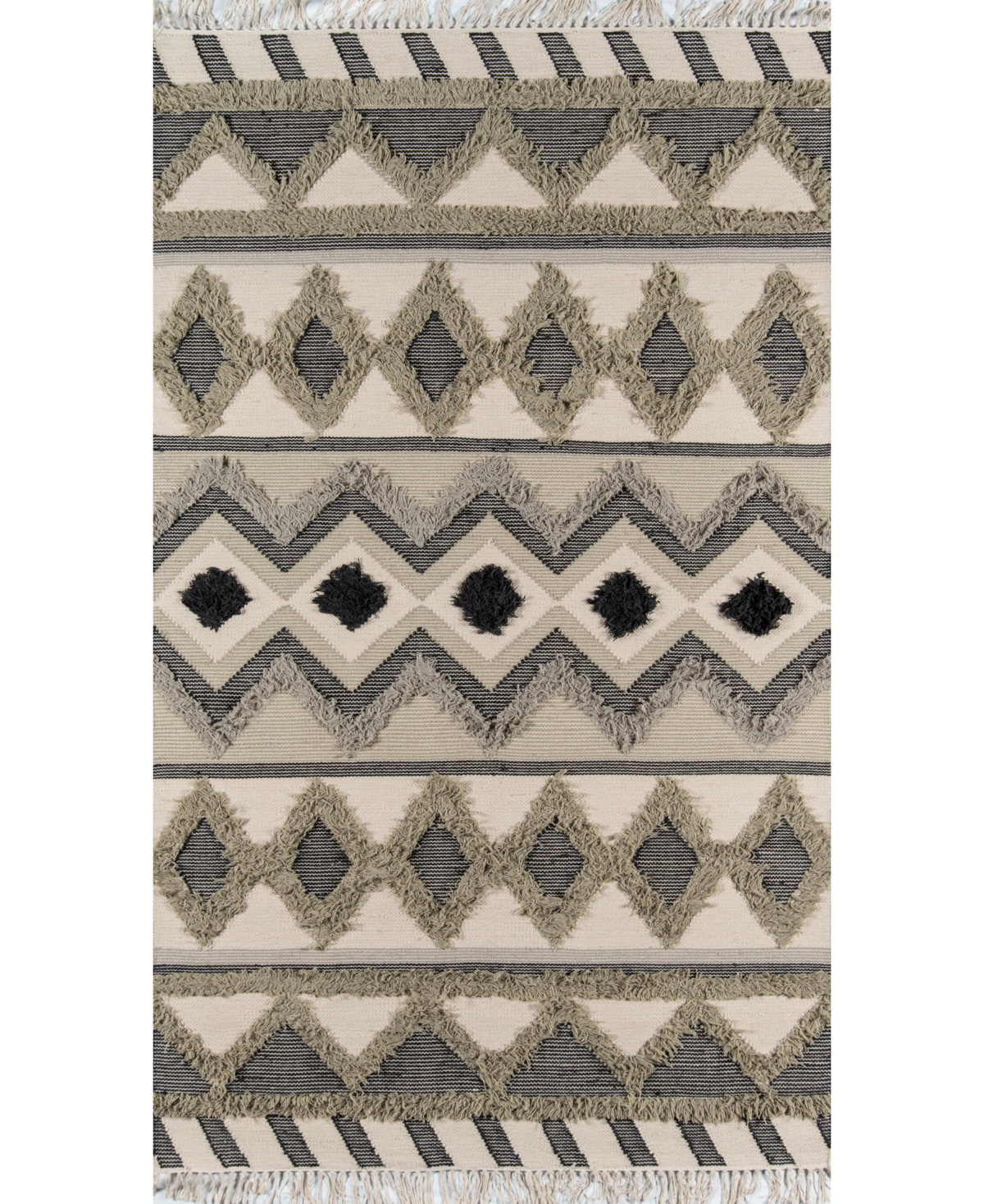 Novogratz Indio Ind-4 Sage 7'6in x 9'6in Area Rug - Sage
