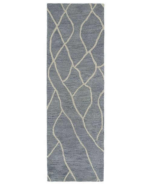Kaleen Casablanca Cas03 75 Gray 2 6 X 8 Runner Rug Reviews Furniture Macy S