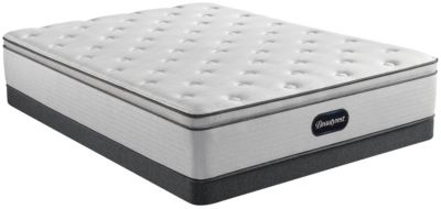 Beautyrest BR800 13.5" Plush Pillow Top Mattress Set- Queen Split