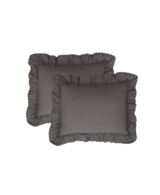 eyelet pillow shams