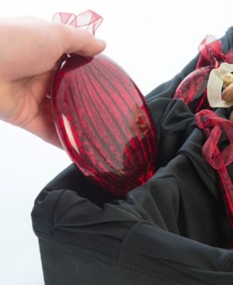 Christmas Ornament Storage Box with Adjustable Dividers