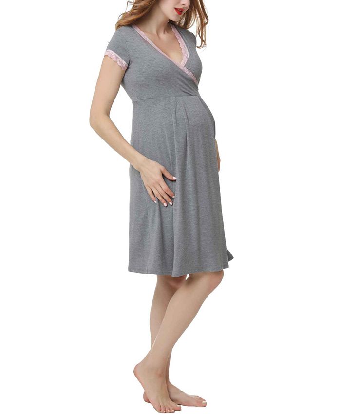 kimi + kai Kimi & Kai Jenny Maternity Nursing Night Gown - Macy's
