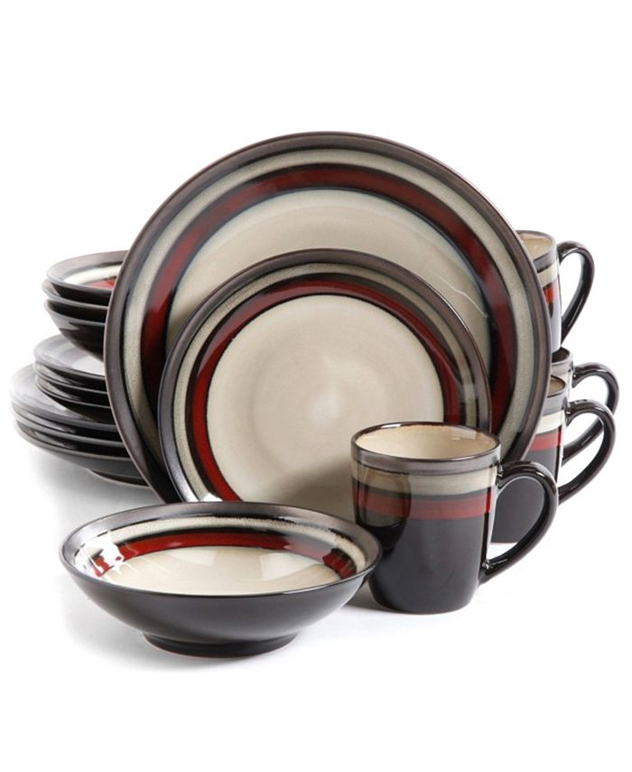 Laurie Gates Lewisville 16 Piece Dinnerware Set Macy's