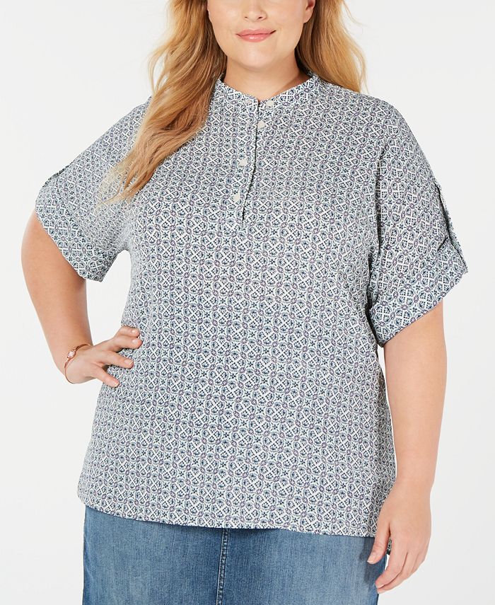 Macys michael kors plus size tops on sale