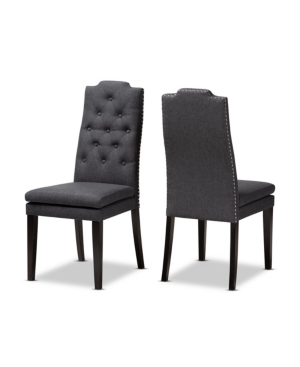 Furniture Dunxie Dining Chair (set Of 2) In Charcoal