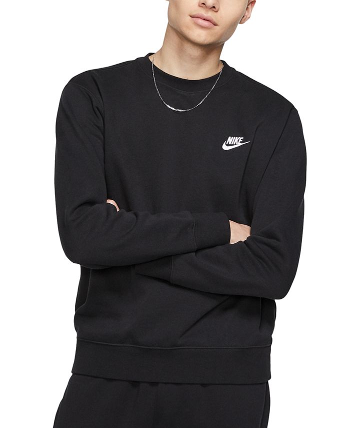 Nike Men's Club Fleece Crew Sweatshirt Reviews Activewear - Men - Macy's