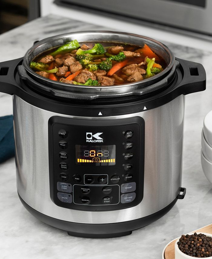 Kalorik 8Qt Pressure Cooker Macy's