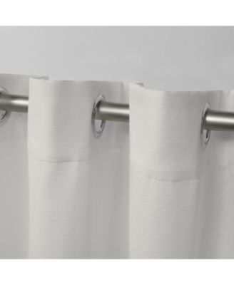 Delano Heavyweight Textured Indoor/Outdoor Grommet Top Curtain Panel Pair, 54" x 96"