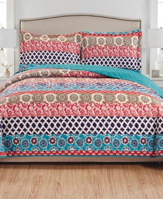 RT Designers Collection - Alexis 3-Piece Reversible Quilt Set - King