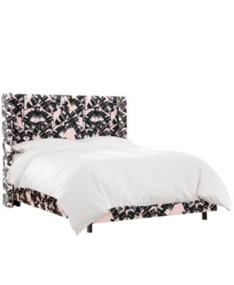 Skyline - Dakota Full Wingback Bed in Palm Springs Blush Black