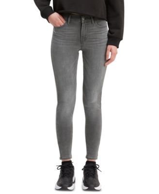 levi's 710 super skinny jeans grey