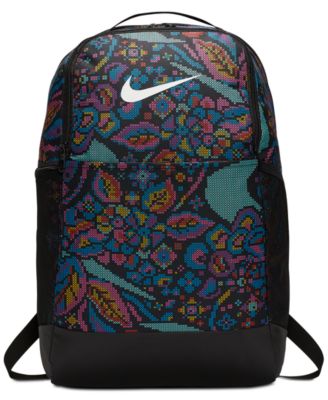 nike brasilia printed backpack