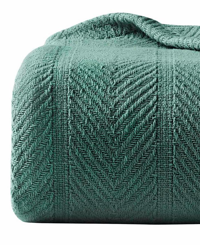 Eddie Bauer Herringbone Blanket, Twin Macy's