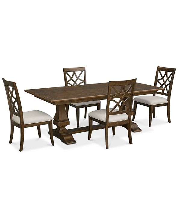 Furniture Trisha Yearwood Trisha Dining Furniture, 5Pc. Set