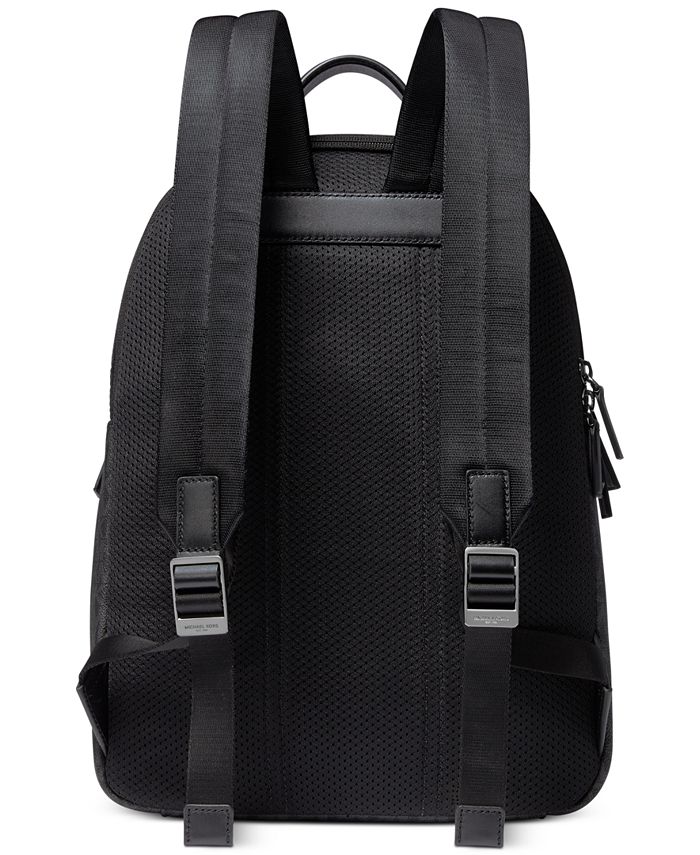 Michael Kors Genuine Men's Greyson Canvas Logo Backpack Admiral Blue $398
