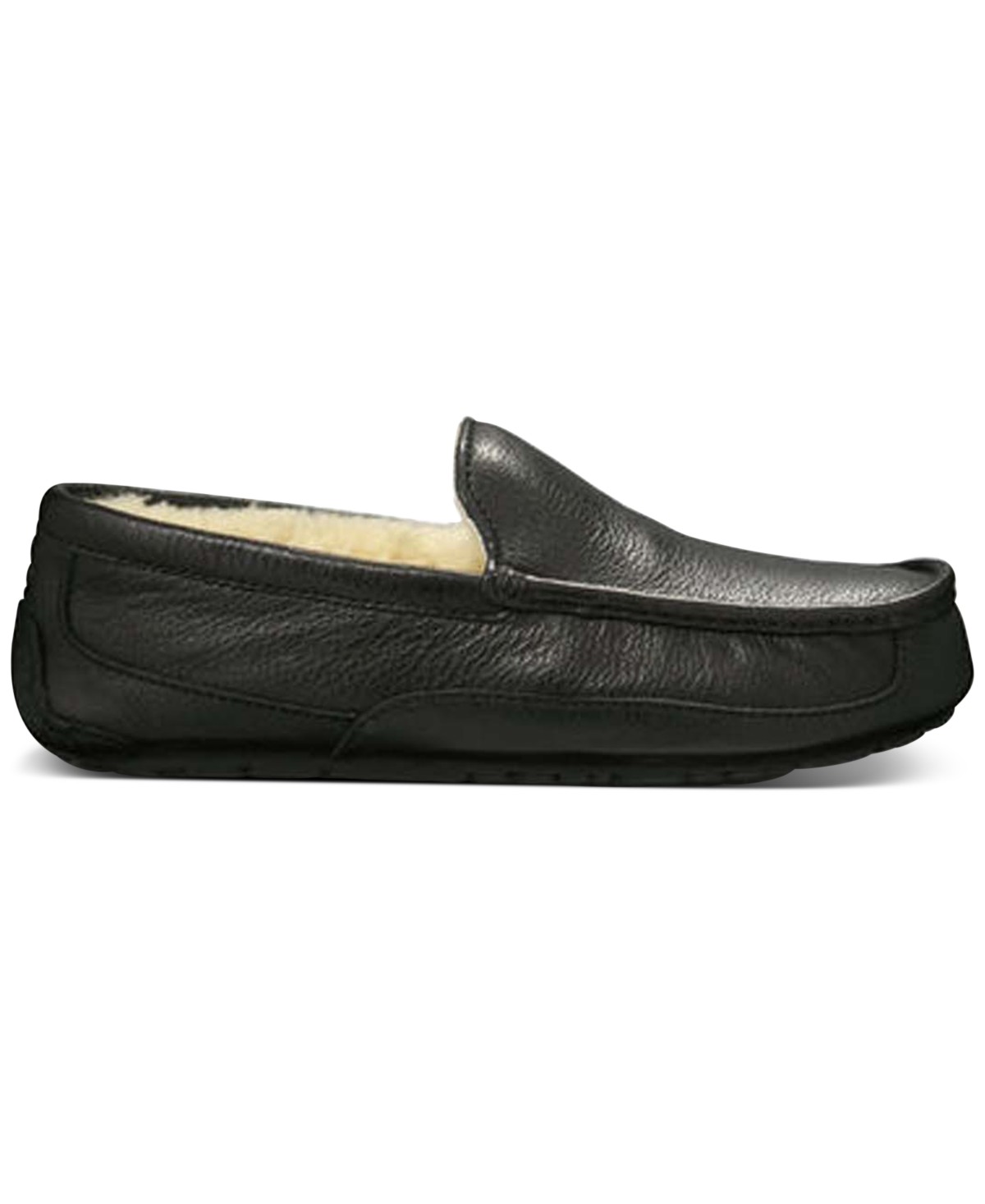 Мужские UGG® Men's Ascot Leather Moccasin Slippers — фото 3