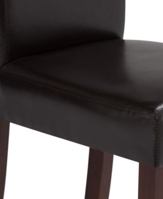 Avery Faux Leather Parson Chairs, Quick Ship (Set of 2)