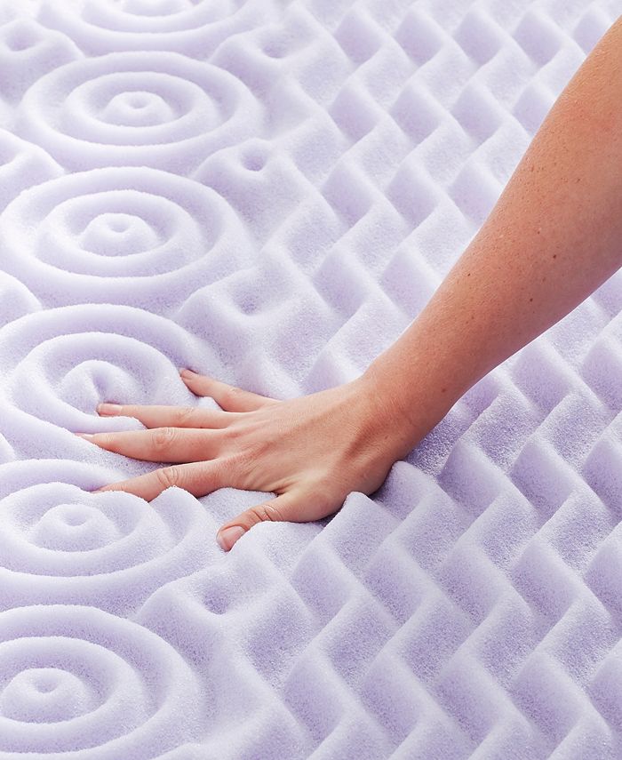 Lucid 5Zone Lavender Memory Foam Mattress Topper, Twin XL Macy's
