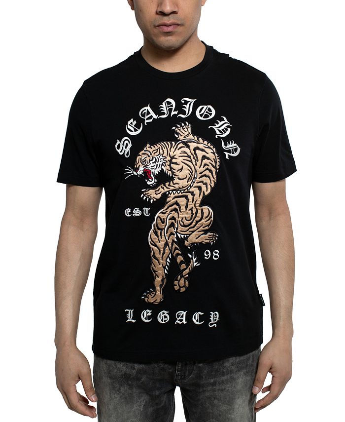 Sean John Men's Legacy Tiger Graphic T-Shirt - Macy's