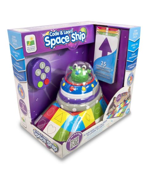 Детская игрушка The Learning Journey Code Learn Space Ship, цвет: Разноцветный