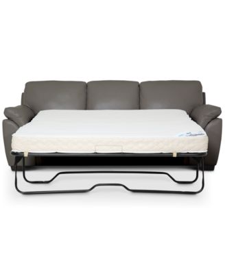 Lothan 87" Leather Queen Sleeper, Created for Macy's
