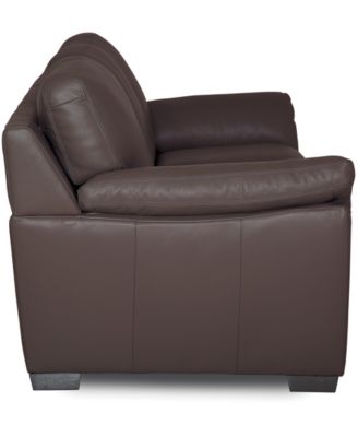 Lothan 87" Leather Queen Sleeper, Created for Macy's