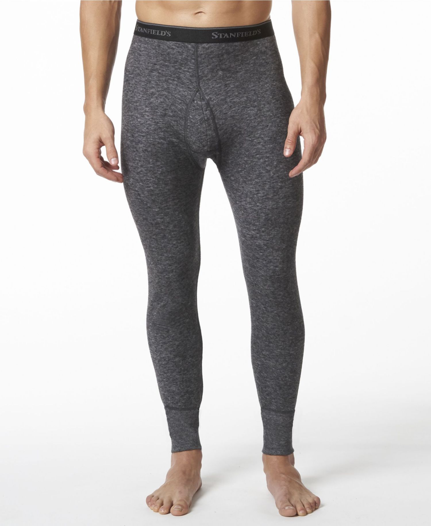 Men's 2 Layer Merino Wool Blend Thermal Long Johns