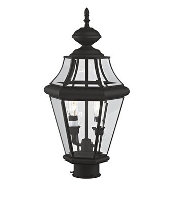 Livex - Georgetown 2-Light Outdoor Post Lantern