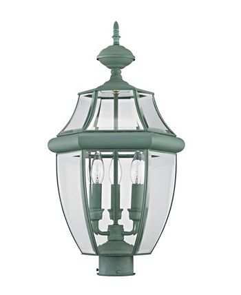 Livex - Monterey 3-Light Outdoor Post Lantern