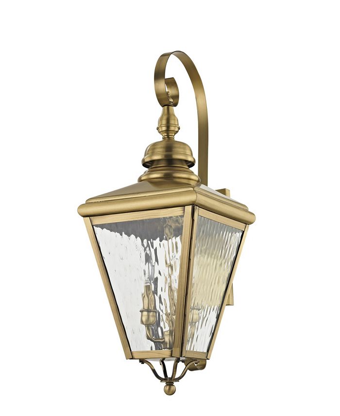 Livex - Cambridge 3-Light Outdoor Wall Lantern