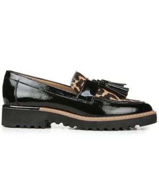 franco sarto black suede loafers