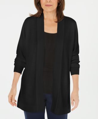 macys womens black sweaters