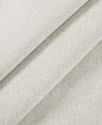 Lush Decor Burlap Knotted Tab Top Window Curtain Panels