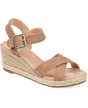 image of Journee Collection Women-s Comfort Dryden Wedges Women-s Shoes