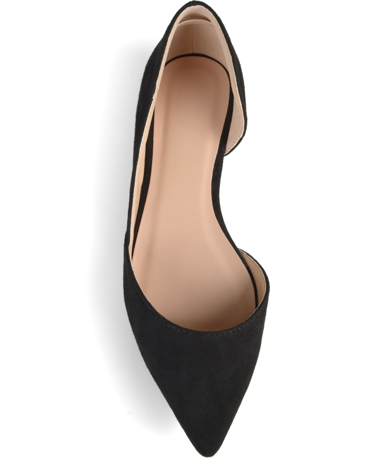 Journee Collection Women's Ester D'orsay Pointed Toe Flats