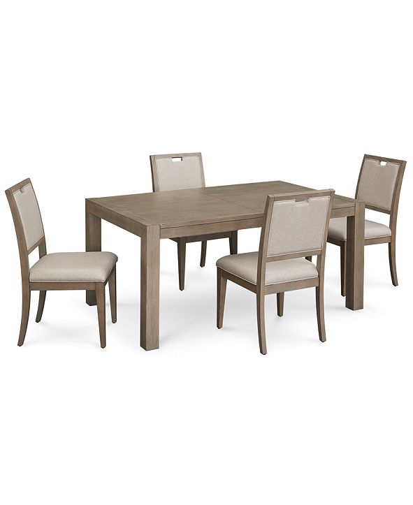 Furniture Melbourne Dining Furniture, 5-Pc. Set (Expandable Table & 4 Side Chairs) & Reviews ...