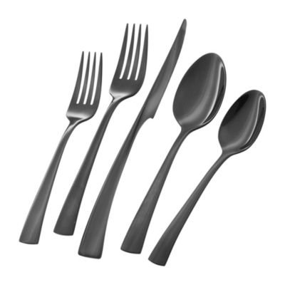 J.A. Henckels Zwilling Bellasera Black 20-PC 18/10 Stainless Steel ...