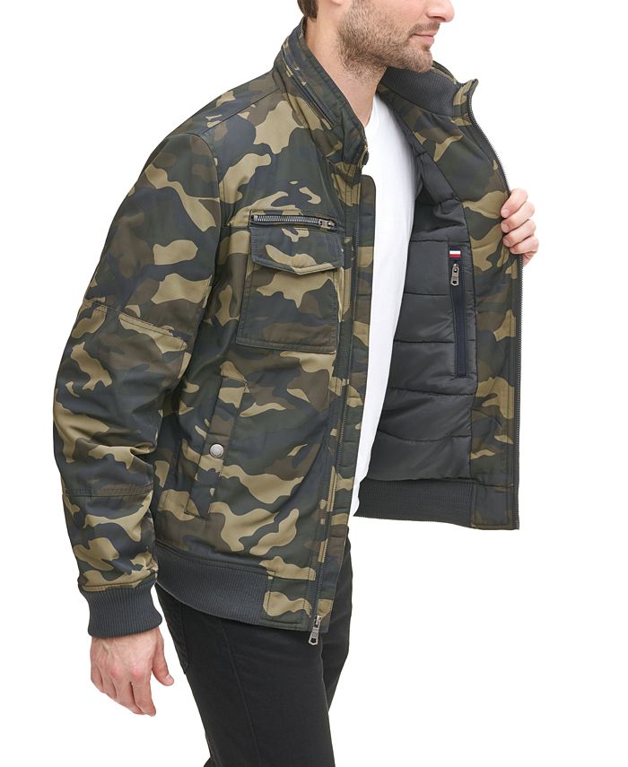 Tommy Hilfiger Men's FourPocket Filled Performance Bomber Jacket