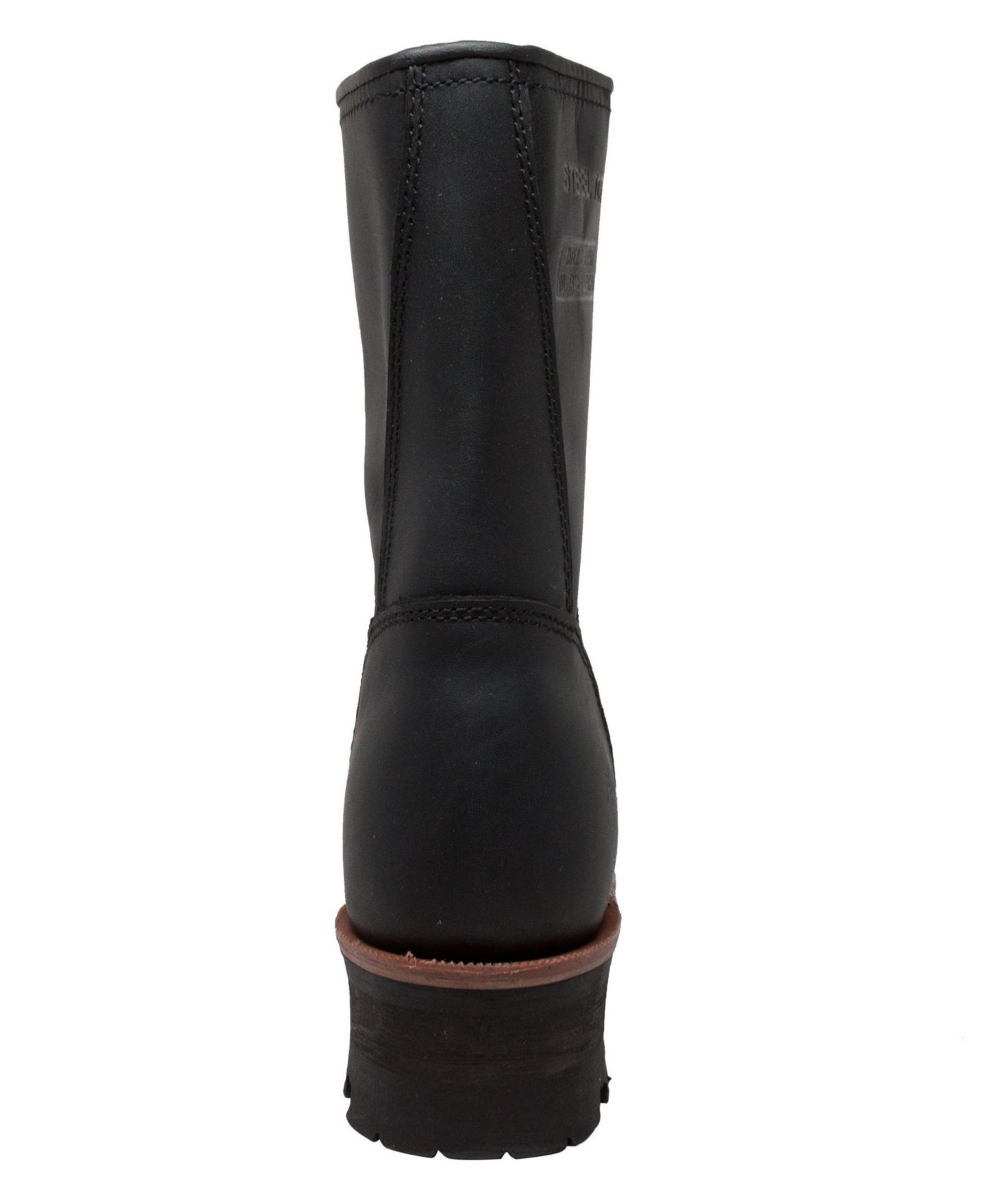 Мужские ботинки AdTec 9" Steel Toe Logger, цвет: Чёрный — фото 4
