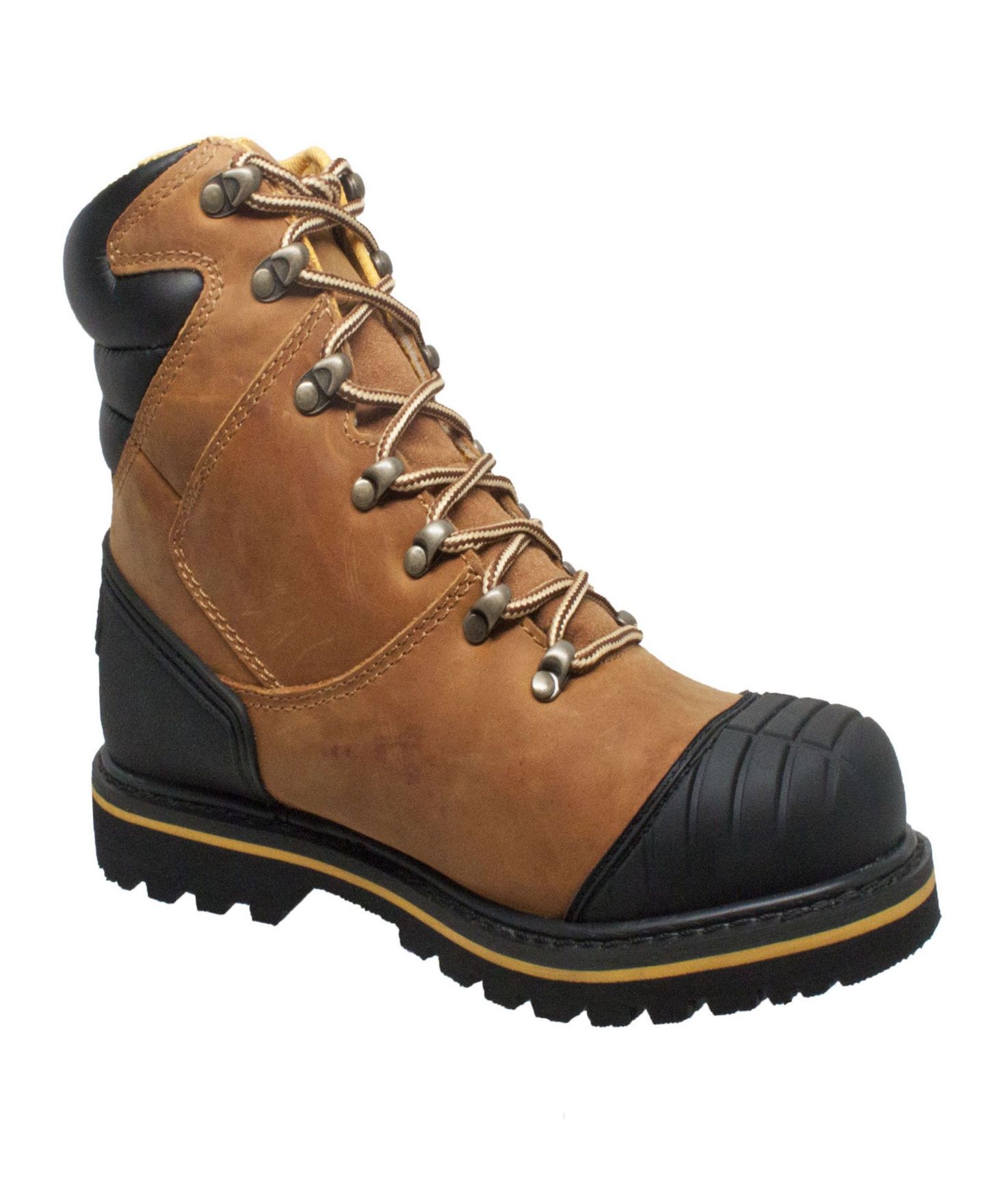 Мужские ботинки AdTec 7" Steel Toe Work Boot Light, цвет: Пастельный коричневый — фото 1