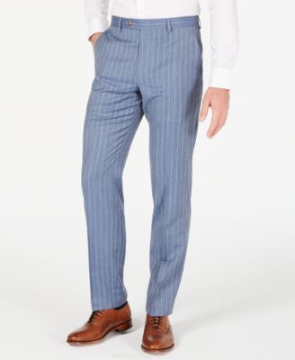 mens blue pinstripe pants