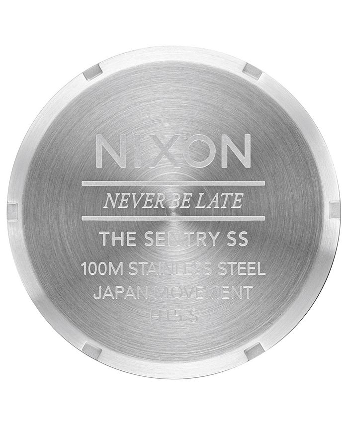 Nixon - Men's Sentry Stainless Steel Bracelet Watch 42mm