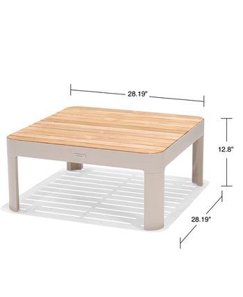 Furniture - Modern Tropic Teak Outdoor Coffee Table