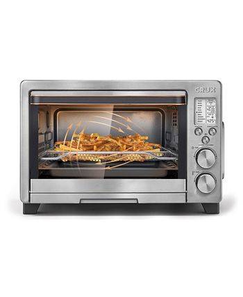 Crux - CRUX 6 Slice Digital Air Fryer/Toaster Oven