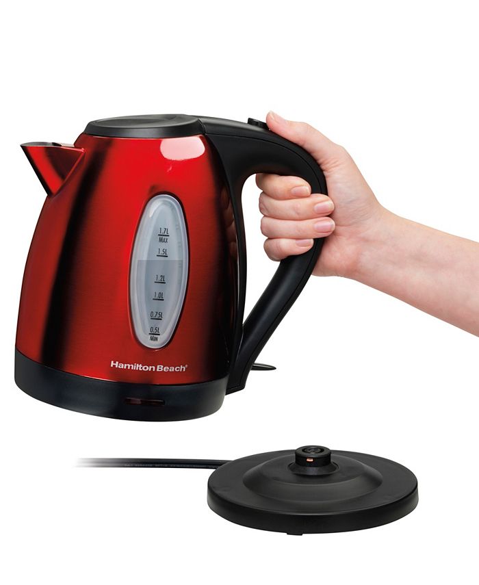 Hamilton Beach 1.7L Stainless Steel Electric Kettle Macy's